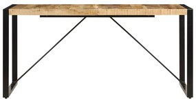 Tavolo da Pranzo 160x80x75 cm in Legno Massello di Mango