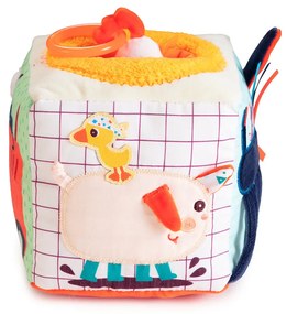 Lilliputiens - Cubo tessile per le attività - Fattoria