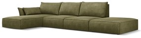 Divano angolare verde (angolo sinistro) Vanda - Mazzini Sofas