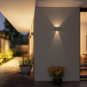 Brilagi - Applique a LED da esterno RONDO LED/6W/230V grigio IP54