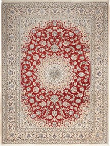 Nain Tappeto persiano 260 x 330 Rosso (Iran) Annodato A Mano