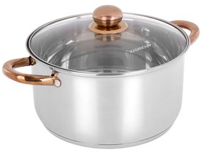 Pentola 26 cm acciaio inox Meravigliosa con coperchio