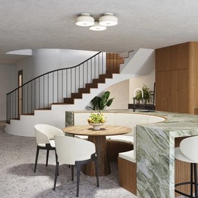 Plafoniera color crema ø 30 cm Blacko – Sollux