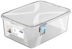 Cassetta di plastica con coperchio 10 l Lona - Rotho