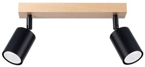 Sollux SL.1291 - Faretto VERDO 2xGU10/10W/230V nero