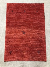 Gashguli Tappeto persiano 110x70 Rosso (Iran) Annodato A Mano