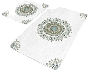 Tappetini da bagno bianchi in set da 2 60x100 cm - Mila Home