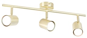 Lampada da soffitto intelligente ottone regolabile incl. 3 WiFi GU10 - Jeana