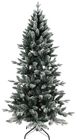 Albero di Natale artificiale innevato Kirkwall verde H 210 cm x Ø 102 cm