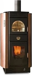 Termostufa A Legna 20 kW Elite Idro Con Forno E Kit Sanitario Clementi Ramato