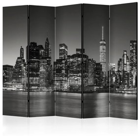 Paravento separè Notti di New York II - panorama architettura New York