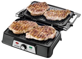 Concept ge2005 - Griglia a contatto 1500W/230V acciaio inossidabile/nero