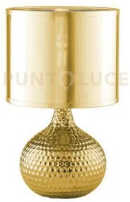 Lumetto pulsar oro 1 luce attacco e27 1 luce attacco e14 22x22x35cm