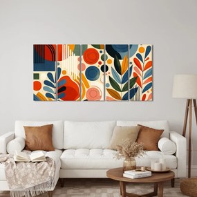Quadri 5 pezzi – Forme astratte moderne