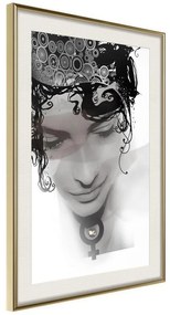 Poster  Delicate Features  Cornice Quadri Cornice d'oro con passe-partout, Larghezza x Altezza Home decor 30x45