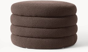 Pouf XL contenitore in bouclé Alto