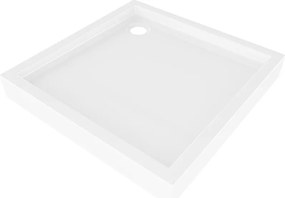 Mexen Flow+ piatto doccia quadrato 90 x 90 cm, bianco lucido - 46S109090H