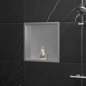 MENSOLA BAGNO 30x30 steel brush