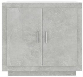 Credenza grigio cemento 80x40x75 cm in legno compensato