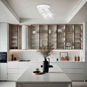 Brilagi - Luce Spot da bagno SELE AQUA 4xGU10/30W/230V IP44 bianco