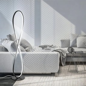 Lampada da terra Esme bianco H 118cm  2900 LUMEN, INSPIRE