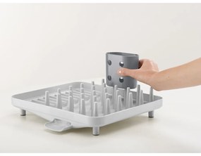 Vassoio di raccolta in plastica grigio chiaro 33,5x31,5 cm Duo - Joseph Joseph