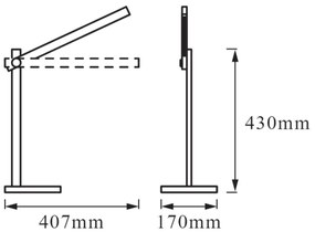 Osram - Lampada da tavolo LED dimmerabile PANAN LED/7W/230V