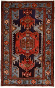Afshar Tappeto persiano 140 x 220 Marrone (Iran) Annodato A Mano