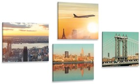 Set di quadri – Viaggio nella città di New York