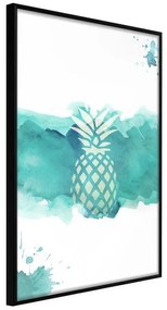 Poster  Pastel Pineapple  Cornice Quadri Cornice nera, Larghezza x Altezza Home decor 40x60