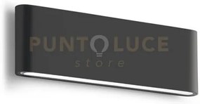 Ges884n-  applique  antracite a led 4000k 1270lm 2x12w biemissione ...