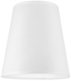 Paralume di ricambio ELLIE E27 diametro 15 cm bianco