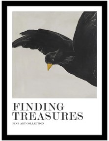 Poster in cornice 32x42 cm Finding Treasures - Malerifabrikken