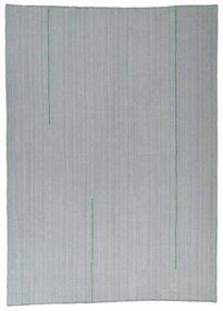 Kilim Tappeto 370x270 Nero (Iran) Tessuto A Mano