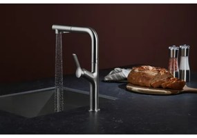 KFA Armatura 6623-220-22- Rubinetto lavello con doccetta estraibile DUERO DESIGN acciaio inossidabile