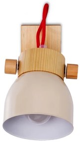 Luce Spot da parete VIANA 1xE27/60W/230V