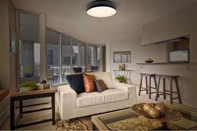 Osram - plafoniera LED dimmerabile ORBIS LIVIA LED/36W/230V Ø 52 cm nero/bianco