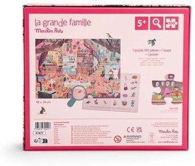 Puzzle La Grande Familie - Moulin Roty