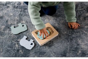 Puzzle a inserimento in legno Elephant - Kindsgut