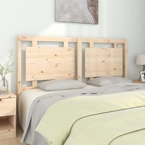 Testiera Per Letto 155,5x4x100 Cm İn Legno Massello Di Pino /