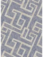 Tapete Mazed von Arte - Grau/ Blau