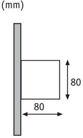 Paulmann 18000 - 2xLED/3W IP65 Applique da esterno CYBO 230V grigia