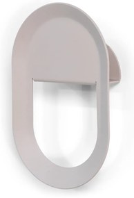 Gancio da parete grigio tortora in acciaio Coucou – Spinder Design