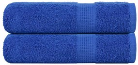 Asciugamani Doccia 2 Pz Blu 70x140 Cm 360 G/m² 100% Cotone /