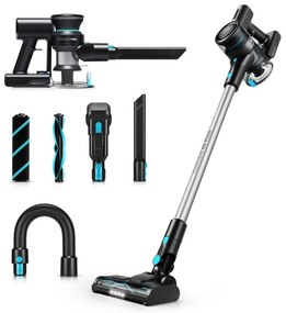 Niceboy ION Hurricane H5 Plus- Aspirapolvere a batteria 2in1 140W/2200 mAh nero