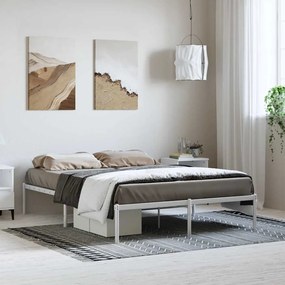 Giroletto İn Metallo Bianco 135x190 Cm /