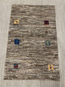 Gabbeh Tappeto 120 x 80 Marrone (Iran) Annodato A Mano