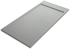 Piatto doccia SENSEA in resina Neo grigio L 70 x L 140 x H 3 cm opaco effetto pietra