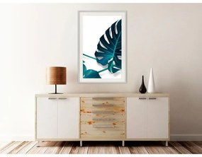 Poster Turquoise Monstera I