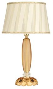 Lampada da tavolo CECILIA 25x45 cm in cristallo Ambra